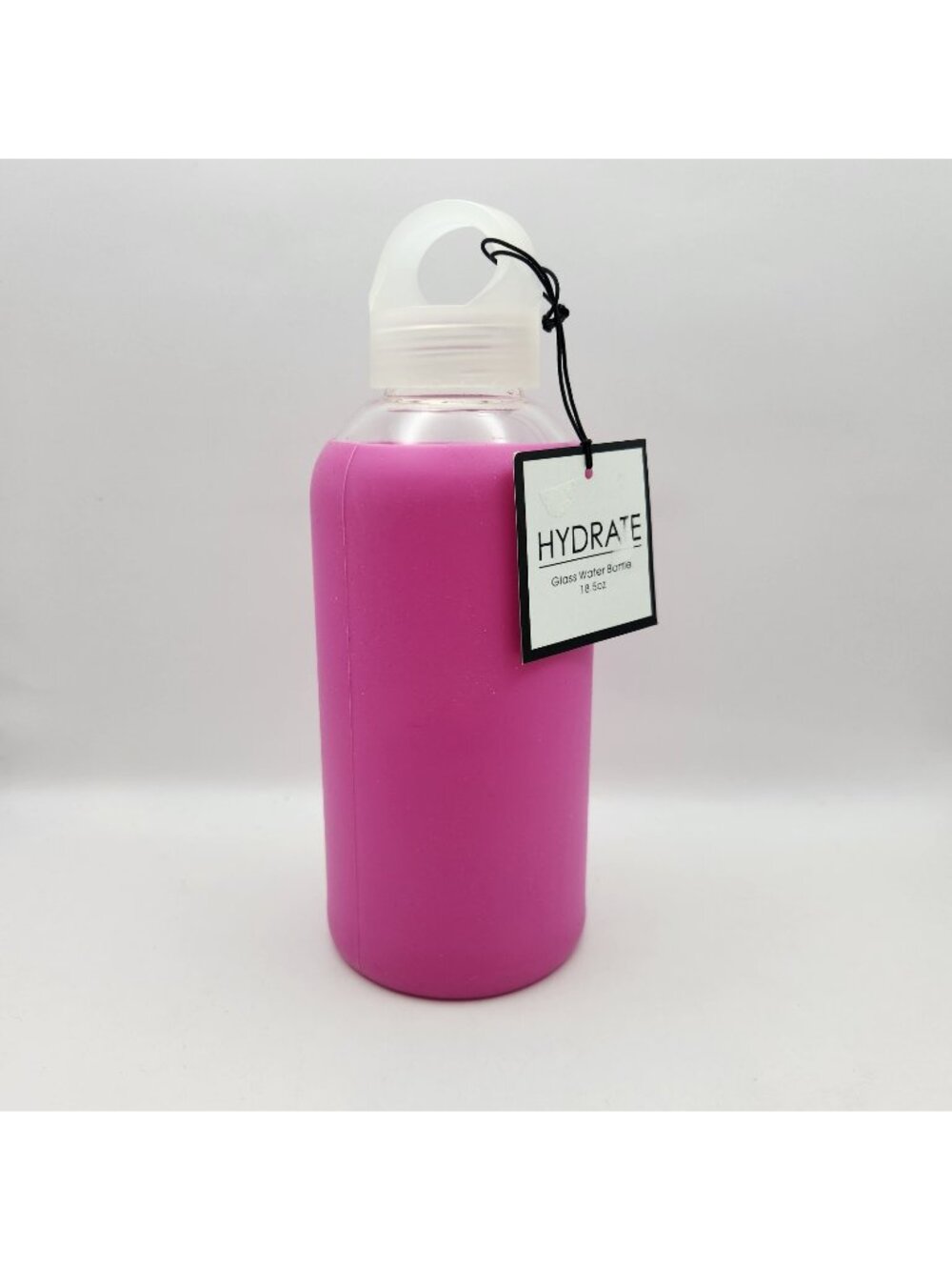 Hydrate Glass Water Bottle 18.5 oz BPA Phthalates PVC Polycarbonate Free NEW